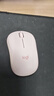 罗技（Logitech）M221轻音鼠标 无线鼠标 办公鼠标 对称鼠标 带无线微型接收器 茱萸粉 实拍图