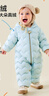 迷你巴拉巴拉三防连体羽绒服男女童婴儿宝宝羽绒服连体衣萌趣外套2025新品 实拍图