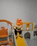 KIDDIPLAY儿童滑滑梯室内家用2至10岁宝宝滑梯秋千二合一攀爬架多功能乐园 橘小神童组合+画板积木过道+平台 无规格 实拍图