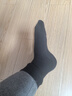 京东京造【10A抑菌袜】新疆棉四季秋冬吸汗休闲袜透气简约黑5双 实拍图