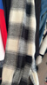 优衣库童装男童女童法兰绒格子衬衫长袖衬衣薄外套上衣新款478132 09 黑色 160 实拍图