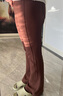 蕉下（beneunder）高弹高暖微喇裤加绒休闲裤女修身裤子喇叭保暖塑型百搭EL111 实拍图