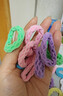 韩版百搭配饰发圈糖果色高马尾橡皮筋毛巾发圈发绳扎头儿 混色20条 实拍图