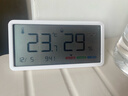 京东京造大屏温湿度计 时钟室内家用婴儿壁挂桌面电子湿度计高精度传感器 实拍图