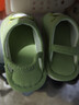土豆屋儿童拖鞋宝宝布拖鞋男女童防滑婴幼儿小孩居家棉拖鞋 绿色190码 晒单实拍图