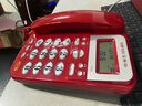 宝泰尔电话机座机 固定电话 办公家用 免电池/大按键 商务酒店固话机 T121红色 实拍图