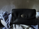 裘真信封包女链条斜挎单肩包休闲复古小包植鞣头层牛皮包包 黑色-小号 实拍图