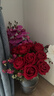 盛世泰堡仿真玫瑰花手感保湿假花仿生花装饰花束插花客厅摆件大红玫瑰*10 实拍图