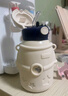 几物森林 儿童保温杯大容量男女儿童水杯316不锈钢底保冷大肚杯 白色500ml 实拍图