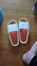 凉拖鞋夏天韩版防滑男款夏季外穿家居室内厚底防滑休闲凉拖鞋 橘色（升级版） 808 40 -41 【偏小一码】 实拍图