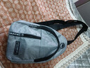 【运动腰包】跑步包男休闲斜挎包手机包防泼水健身包 灰色 实拍图
