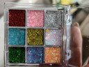 格蒙亮片眼影舞台妆学生演出珠光闪粉亮片拉丁舞金葱情人节01多彩琉璃 实拍图