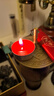 福澤天下 酥油灯蜡烛供灯长明灯浪漫香薰求婚无烟小蜡烛4小时100粒红色 实拍图
