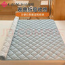 洁丽雅（Grace）A类抗菌大豆床褥床垫 家用四季防滑可折叠  雾蓝 1.5*2米床 实拍图