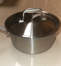 铿锵德国316不锈钢奶锅食品级小奶锅无涂层汤锅宝宝辅食专用锅热奶锅 带蒸笼 20cm 实拍图