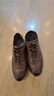 骆驼（CAMEL）男士套脚快穿牛皮商务休闲运动皮鞋 G14A220724 棕色 42 实拍图