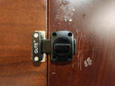 固特（GUTE）免打孔插销明装门栓门扣搭扣防盗门插销锁扣木门闩门插门销黑色 实拍图