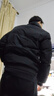 【耐磨防钻绒】棉服男外套男冬季新款潮牌立领加厚青少年舒适百搭 黑色 2XL 实拍图