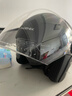 凤凰3C认证电动车头盔男女士电瓶摩托车安全帽四季通用冬季双镜新国标半盔 3C黑【高清双镜】新国标B类 实拍图