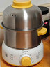 美的（Midea）煮蛋器蒸蛋器双层14颗蛋家用自动断电迷你鸡蛋羹神器防干烧不锈钢便携式MZ-ZDE1602 实拍图