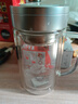 富光健牌双层玻璃杯支持团购定制茶杯办公杯带把 大容量男女水杯子 实拍图
