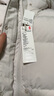 优衣库女装高级保暖羽绒长大衣/老爸评测外套夹克25秋冬481014 01 乳白色 XS /150/76A 实拍图