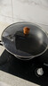 金存章丘炒锅铁锅无涂层家用炒菜锅圆底不易粘老式锻打熟铁锅已开锅 实拍图