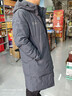 雪中飞秋冬新款时尚休闲舒适廓形男士“H”版型印花立领连帽羽绒服男 钢铁灰|8224 2XL /185/104A 实拍图