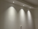 雷士（NVC） LED防眩筒灯射灯嵌入式无主灯家用客厅过道玄关灯服装店洗墙灯 桂影射灯Ra97-7W三色光-孔75MM 实拍图