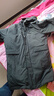 罗蒙（ROMON）高档轻奢风衣男士中长款秋冬新款商务休闲中年保暖连帽外套爸爸装 【羽绒款】YR6629972灰色 2XL /185码 实拍图