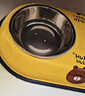 HELLOJOY狗碗狗盆宠物双碗不锈钢猫碗食盆防打翻狗食盆 黄色大号 实拍图