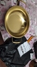【韩剧同款】加厚不锈钢干锅海鲜锅火锅金色平底浅锅双耳锅泡面锅 单人款19cm【金色】双柄汤锅 实拍图
