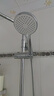 九牧（JOMOO） 增压花洒喷头淋浴淋雨莲蓬头加压高压硅胶除垢花伞花沙喷淋头多档调节花晒洗澡淋浴头 【1】【三档增压+硅胶易洁】手持花洒头 实拍图