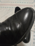 百丽男鞋2025商务正装休闲增高软底真皮鞋 黑色A2248（布洛克款） 42 实拍图