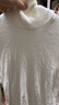优衣库女装HEATTECH摇粒绒两翻领套头衫/长袖25秋冬新款479608 01 乳白色 XS /150/76A 实拍图