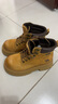 骆驼（CAMEL）【山丘3.0】翻盖工装靴轻量增高经典马丁靴 L25W076017 土黄 37 实拍图
