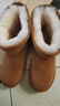 意尔康女靴雪地靴女冬季厚底加绒加厚保暖棉鞋百搭中筒短靴妈妈棉靴子 土黄色 加绒 【靴筒羊毛内里】 40 实拍图