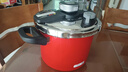 京东京造 红运珐琅高压锅 压力锅家用燃气防爆6.5L电磁炉煤气通用双耳22cm 实拍图