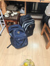 牛津大学书包男中学生书包女初高中大学生双肩背包减负旅行背包 X855A深蓝 实拍图