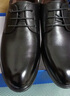 意尔康男鞋圆头商务正装鞋春秋单鞋系带皮鞋德比婚鞋 53449W 黑色 42 实拍图