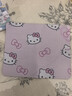 【办公标配】鼠标垫少女心凯蒂猫桌垫Hello kitty小号笔记本办公桌通用数码键盘垫 凯蒂猫 粉色6只 260*210*2mm（无锁边） 实拍图