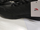 安踏男鞋运动棉鞋男秋冬季加厚皮面防水高帮加绒保暖运动鞋跑步鞋男子 【推荐加绒保暖皮面防水-橡胶大底防滑】黑 44 （10码） 实拍图