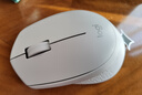 罗技（Logitech）M330 静音鼠标 无线鼠标 办公鼠标 右手鼠标 带无线微型接收器 白色 实拍图