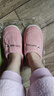 【福利价】小熊小兔棉拖秋冬季情侣保暖学生男拖鞋女居家棉拖鞋 小熊小兔棉拖-粉色 40-41 适合39-40 实拍图