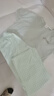 浪莎【100%棉】女士睡衣女秋季舒适简约格子短袖长裤家居服套装可外穿 实拍图