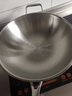 凌丰（LINKFAIR）316L不锈钢炒锅炒菜锅无涂层不易粘锅少油烟电磁炉煤气灶适用 魅思系列 32cm 实拍图