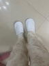 JOYTOUR一次性拖鞋5双男女居家旅行加厚秋冬便携防滑酒店珊瑚绒均码灰色 实拍图