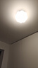 雷士（NVC）LED吸顶灯奶油风卧室吸顶灯玄关灯书房照明灯具灯饰 12瓦LED 奶油风玄关-花型单只装 实拍图