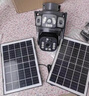 AOC4g超清太阳能摄像头农村院子用野外防水免插电终身免充值流量家用手机远程360无死角带夜视监控 【送99年终身免费流量】三镜头+单板太阳能续航 实拍图