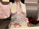 TO ALICE【To Alice】熊之原创暖暖粉兔毛毛领纯色加绒卫衣连帽公主秋冬洋 C5787粉色卫衣 均码 实拍图